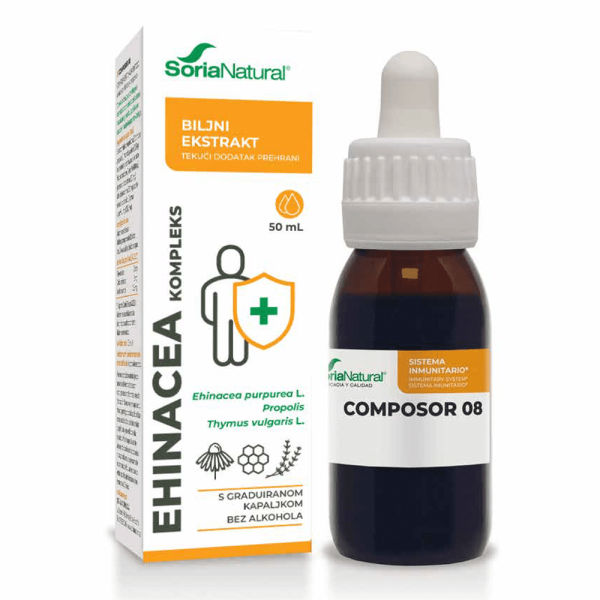 Ehinacea kompleks bezalkoholne kapi 50ml Soria Natural