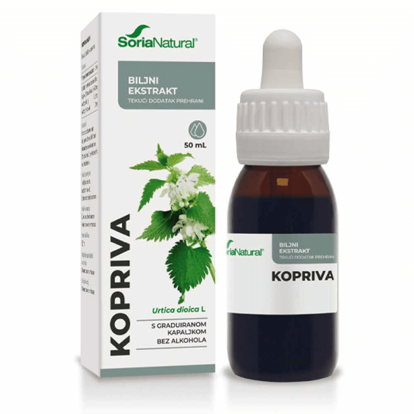 Kopriva bezalkoholne kapi 50ml Soria Natural