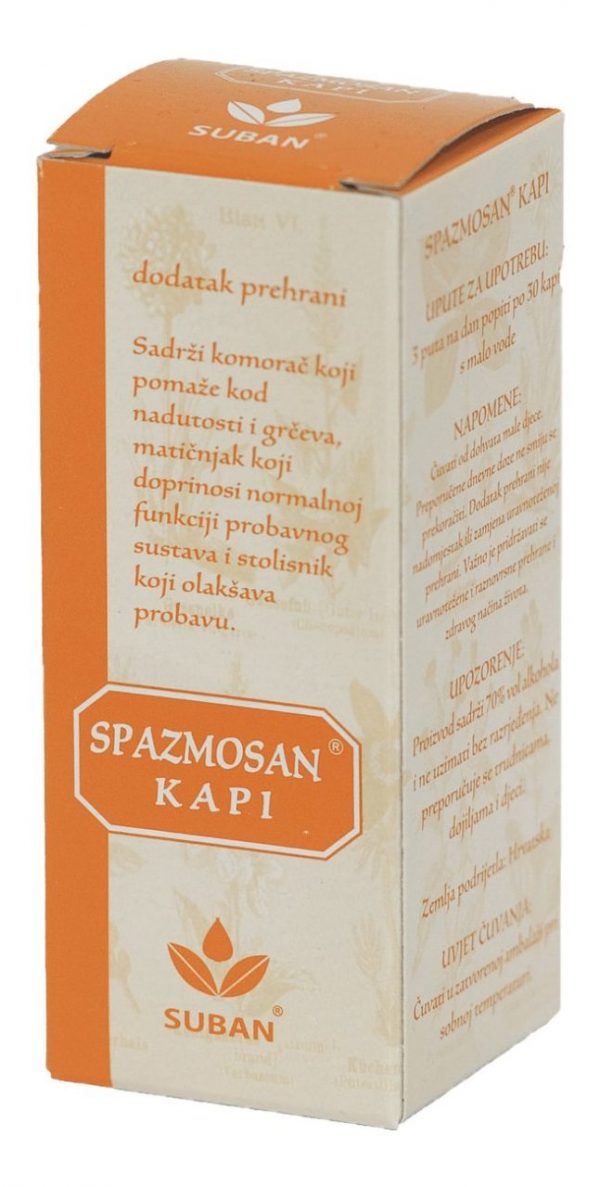 Spazmosan® biljne kapi 30ml Suban