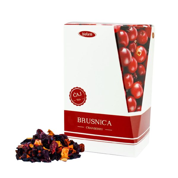 Čaj brusnica 50% 80 g Biofarm