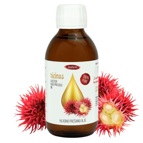 Ulje ricinusa 100% raw 200 ml Biofarm