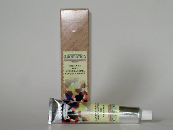 Krema za ruke s ekstraktom mrkve i nevena 50 ml Aromatica