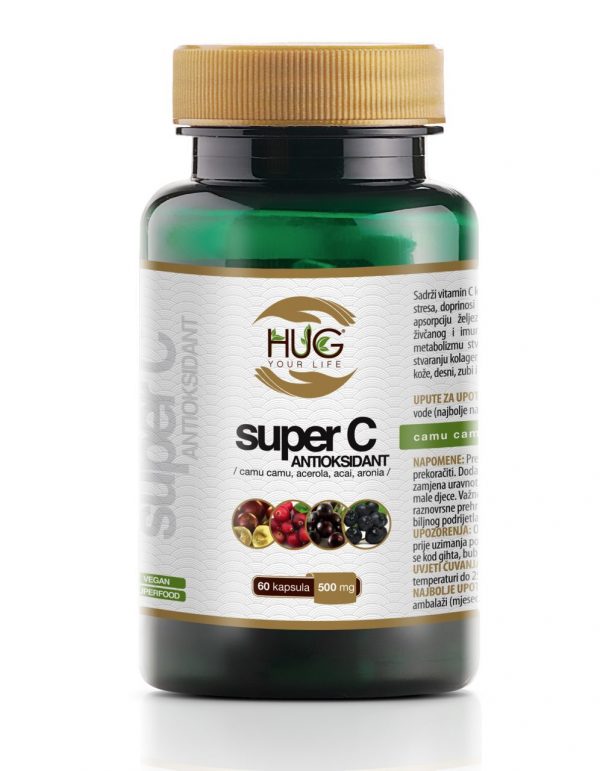 Super C Antioksidant 60 kapsula Hug Your Life