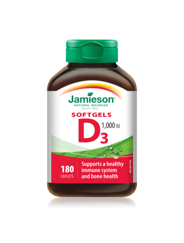 Vitamin D3 1000 kapsule 180 kom. Jamieson