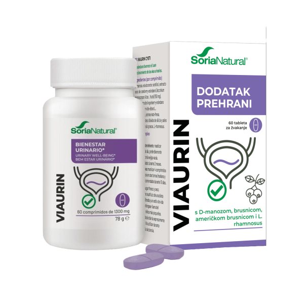 Viaurin tablete za žvakanje Soria Natural
