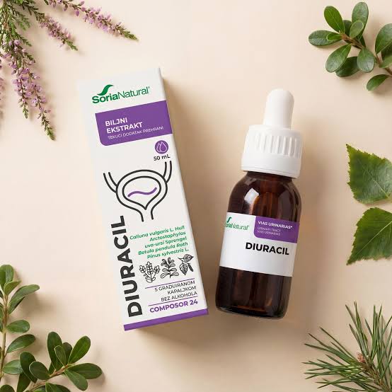 Diuracil kompleks bezalkoholne kapi 50ml Soria Natural