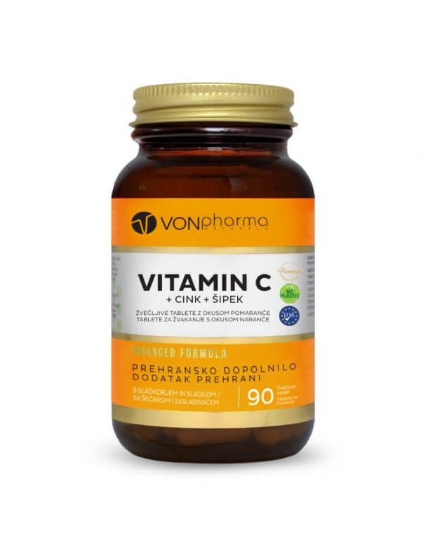 VITAMIN C+CINK+ŠIPAK tablete Vonpharma