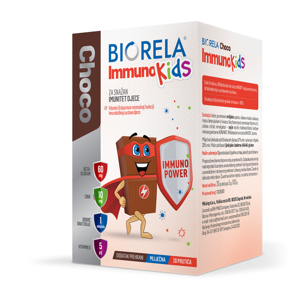 Biorela® Choco Immuno Kids čokoladice