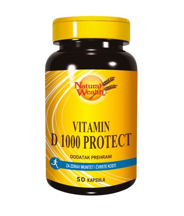 Vitamin D 1000 Protect kapsule Natural Wealth